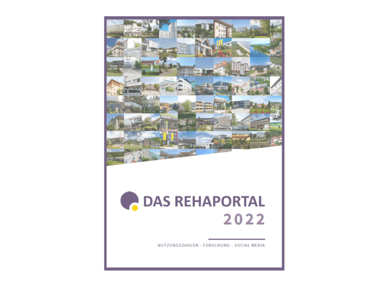 Titelblatt des Berichtes vom REHAPORTAL vom Jahr 2022.